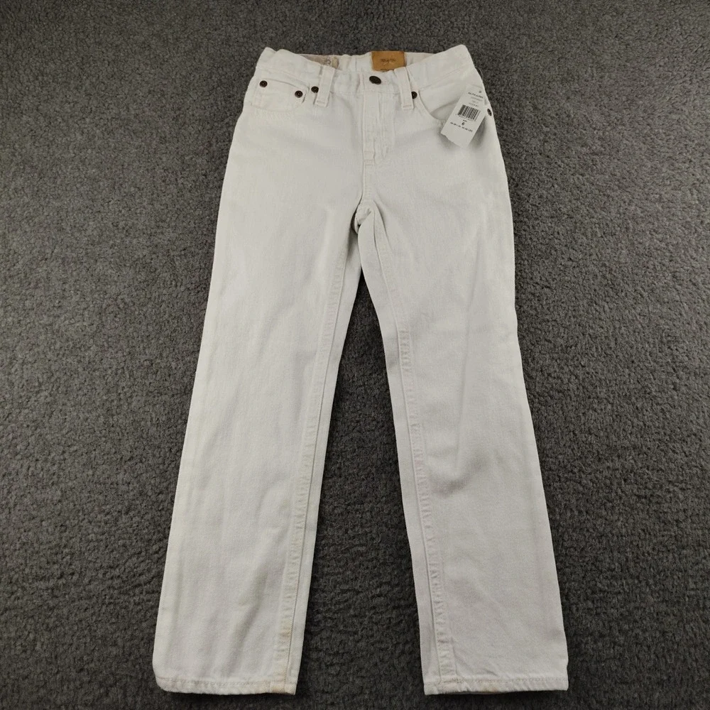 Polo Ralph Lauren Jeans Boys 6 Hudson Slim White NWT